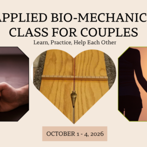 Bio-Mechanics for Couples October 1 - 4, 2026